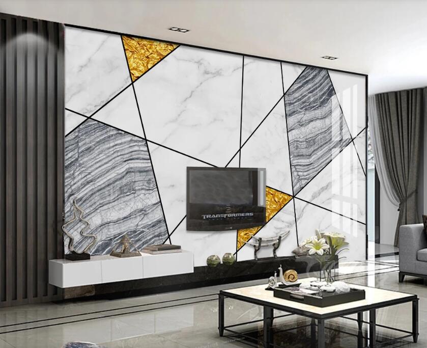 3D Three-color Puzzle 686 Wall Murals