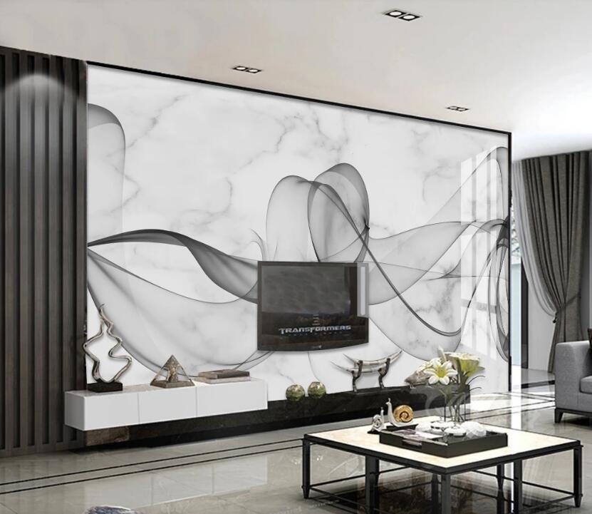 3D Ink Ribbon Flower 685 Wall Murals