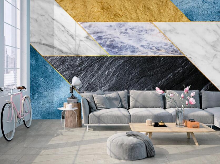 3D Five-color Stitching 668 Wall Murals