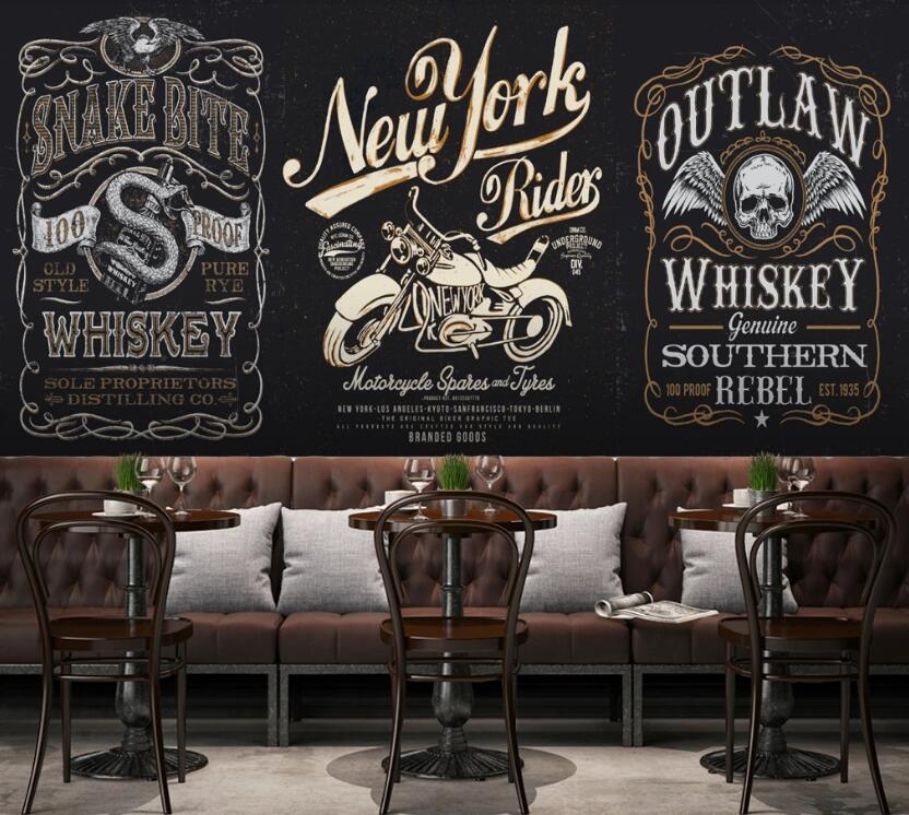 3D Mysterious Dark Sign 651 Wall Murals