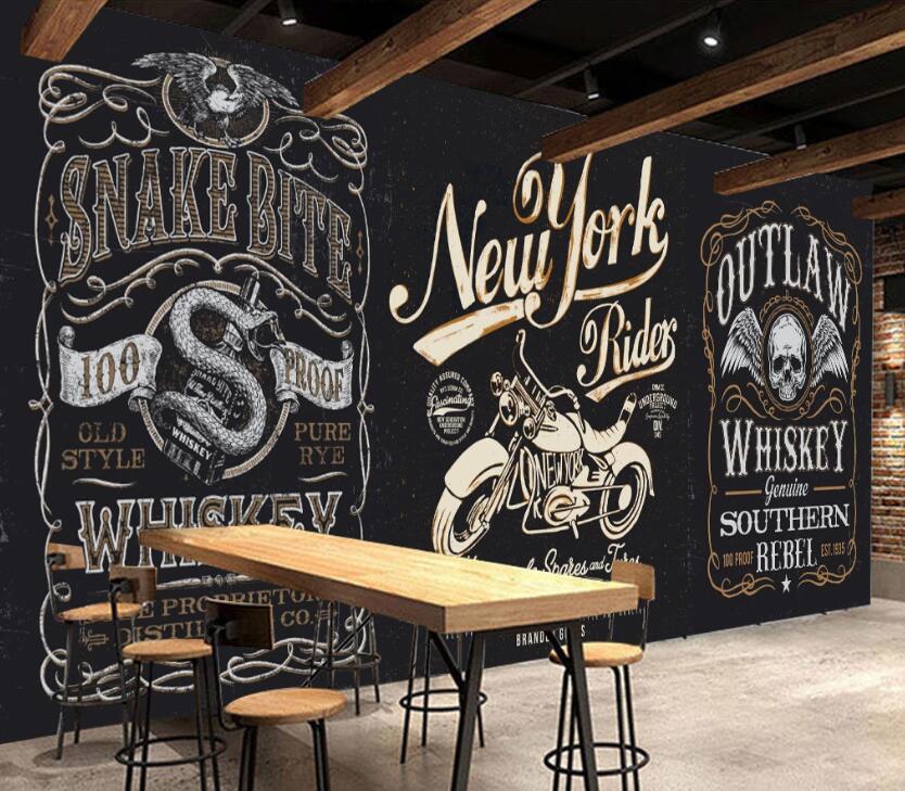 3D Mysterious Dark Sign 651 Wall Murals