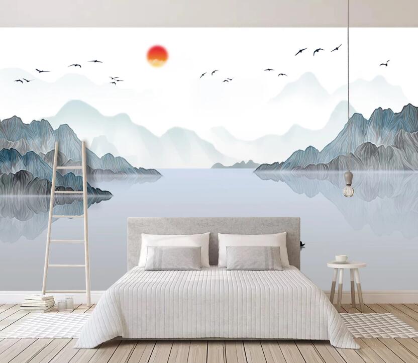 3D Light Landscape 643 Wall Murals