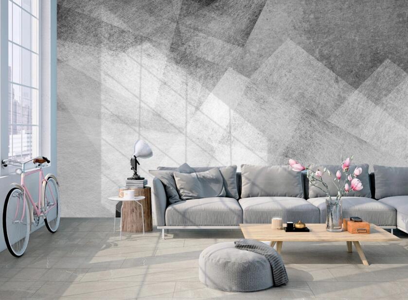 3D Gray Grain Texture 634 Wall Murals
