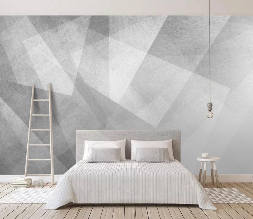 3D Light Staggered 632 Wall Murals
