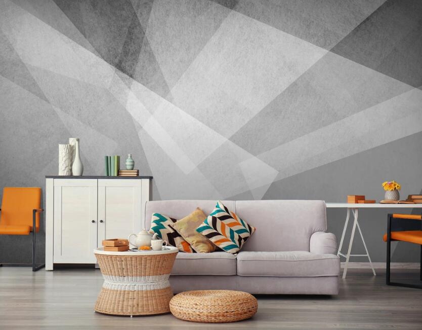 3D Three Colors Interlaced 629 Wall Murals