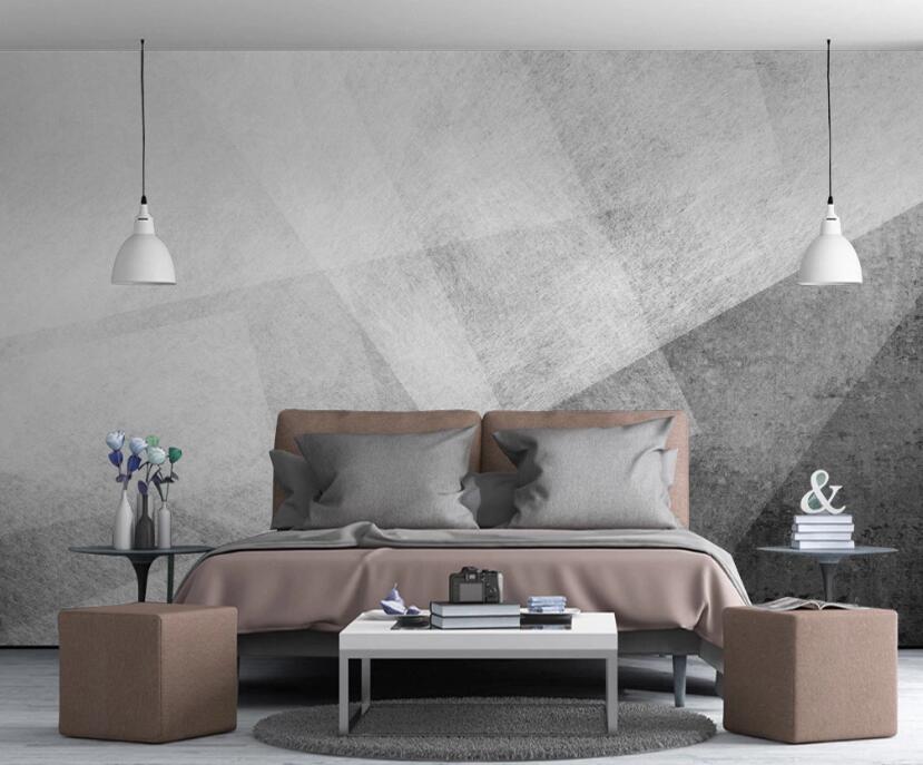 3D Simple Staggered 627 Wall Murals