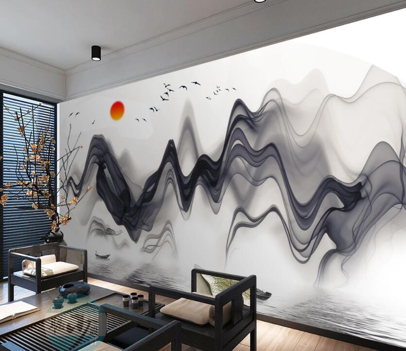 3D Winding Ink Ribbon 618 Wall Murals