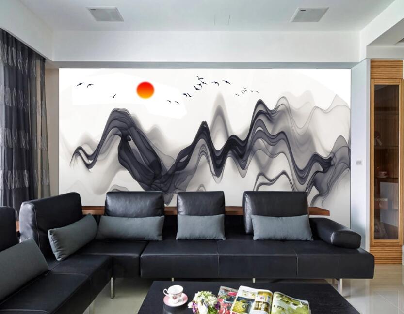 3D Winding Ink Ribbon 618 Wall Murals