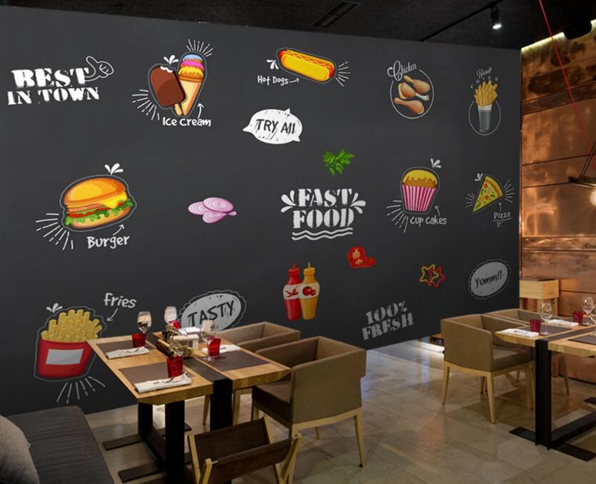 3D Exquisite Cuisine 613 Wall Murals