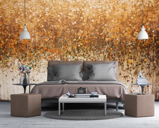 3D Autumn Flower Point 389 Wall Murals