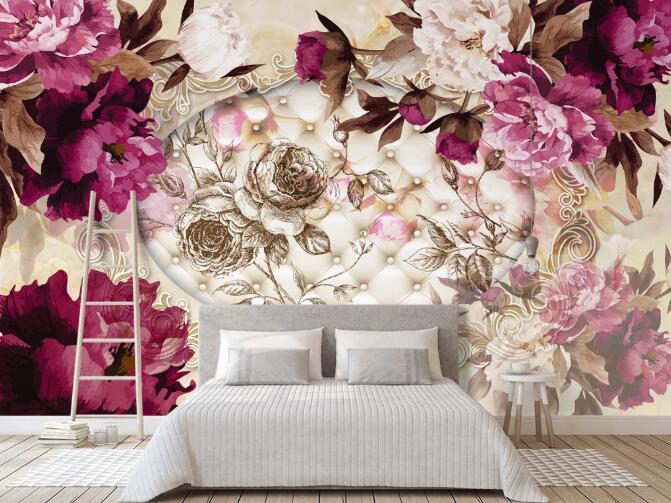 3D Beautiful Flowers 378 Wall Murals