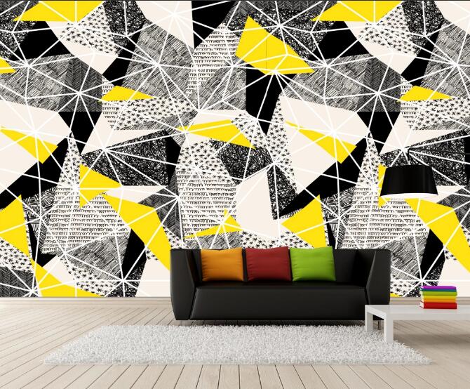 3D Polygon Changes 357 Wall Murals