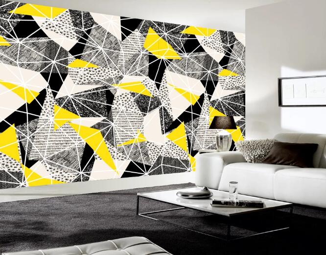 3D Polygon Changes 357 Wall Murals