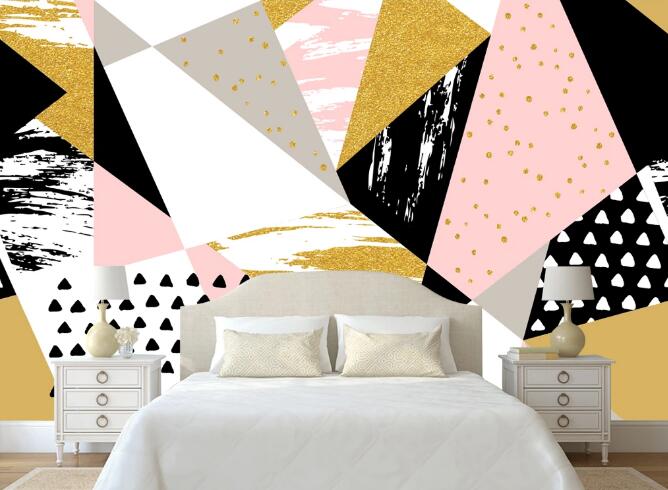 3D Color Puzzle 353 Wall Murals