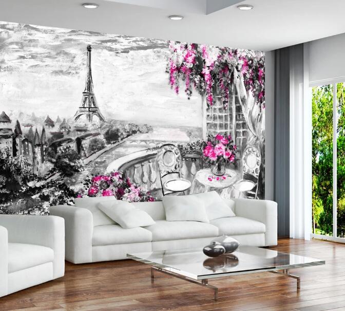 3D Mystery Paris 352 Wall Murals