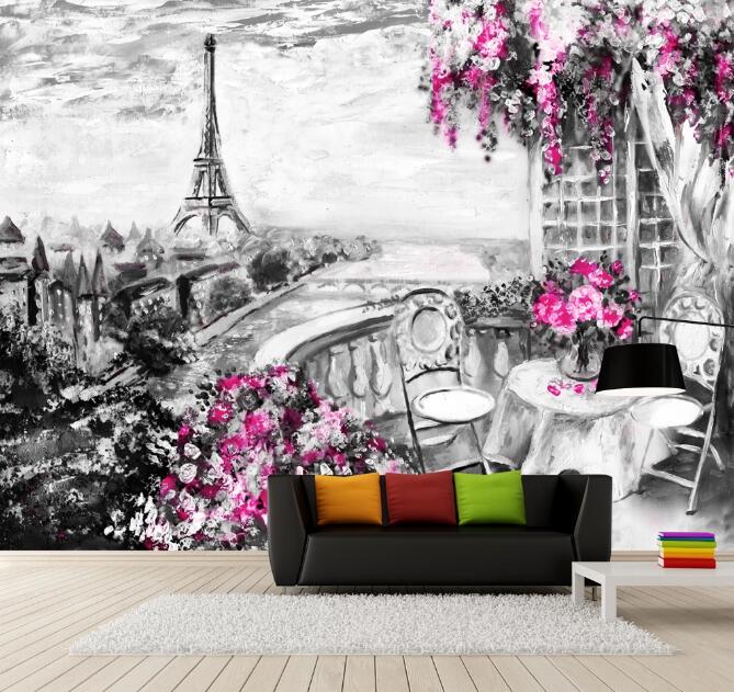 3D Mystery Paris 352 Wall Murals