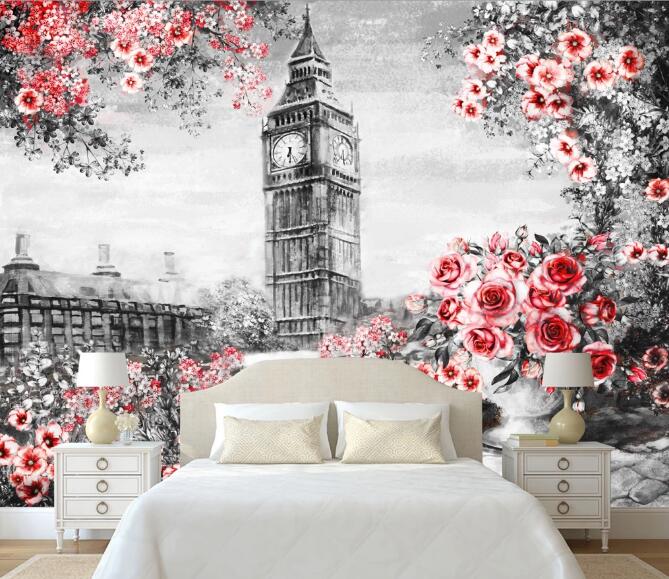 3D Mystery Paris 351 Wall Murals