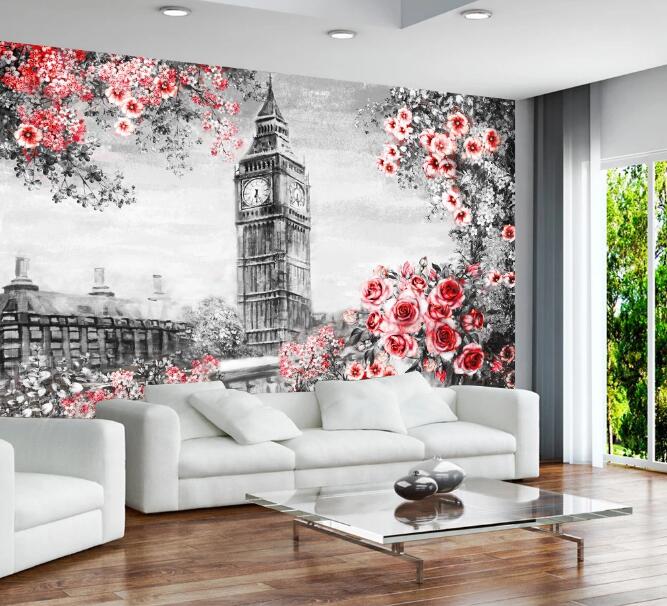 3D Mystery Paris 351 Wall Murals