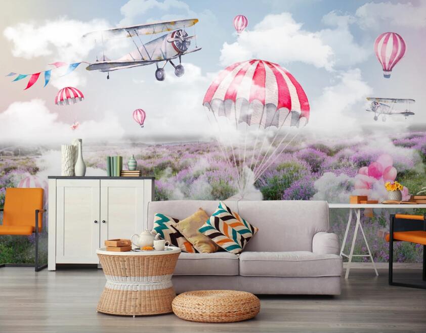 3D Hot Air Balloon 564 Wall Murals