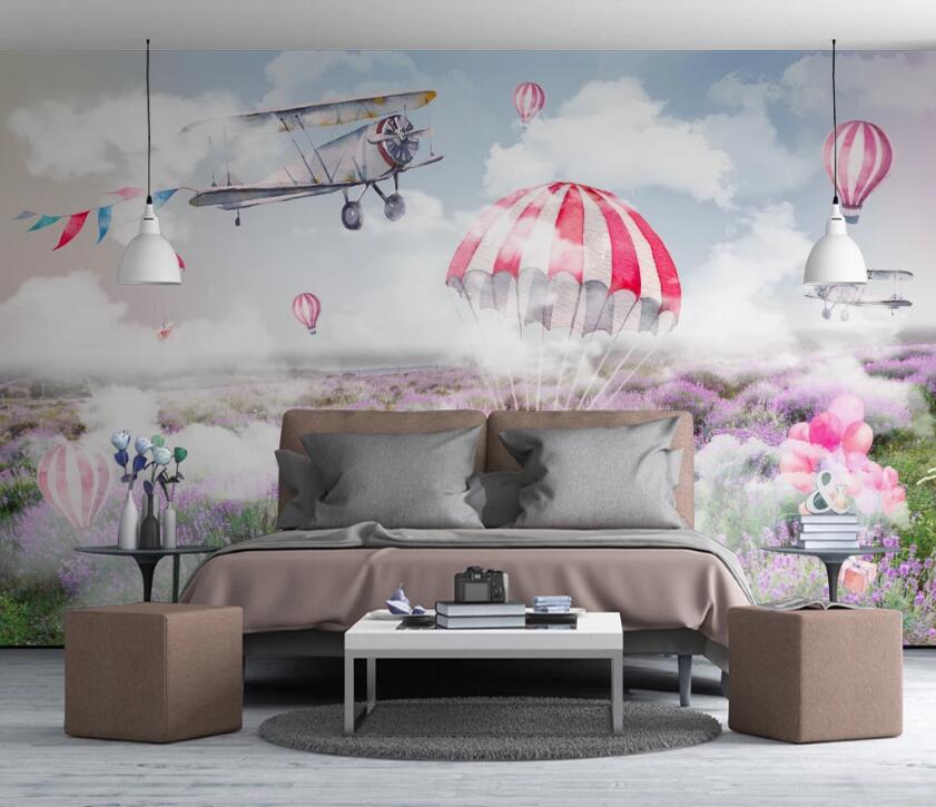 3D Hot Air Balloon 564 Wall Murals