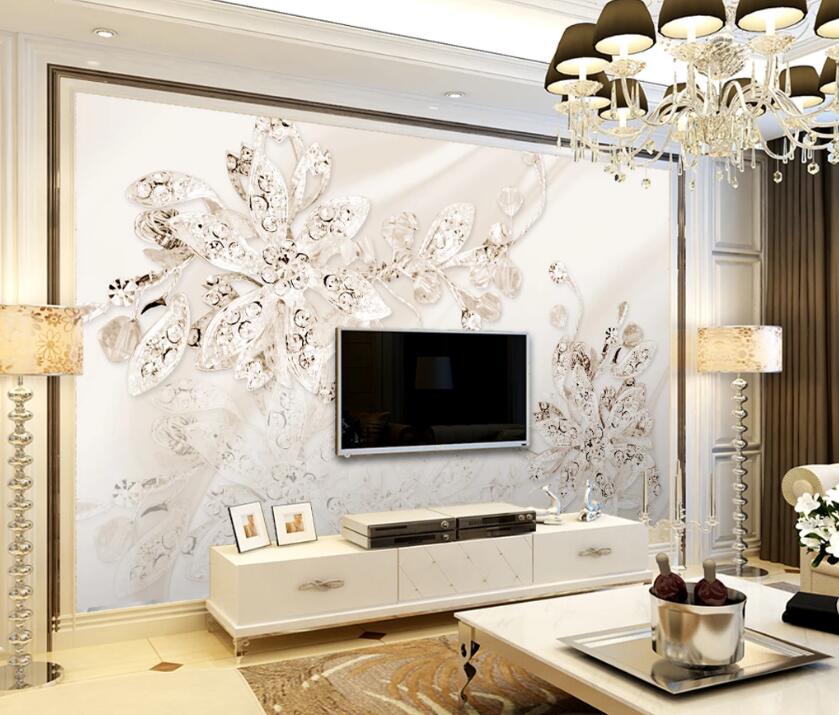 3D Elegant Crystal 559 Wall Murals