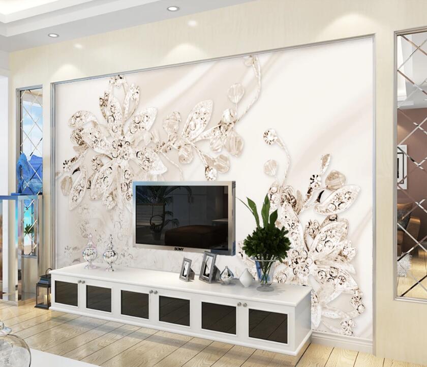 3D Elegant Crystal 559 Wall Murals