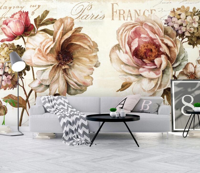 3D Dream Flowers 546 Wall Murals