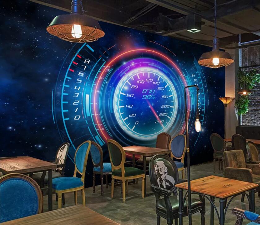3D Speed Wheel 542 Wall Murals