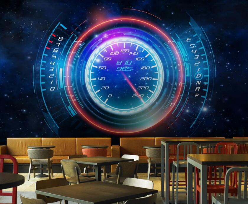 3D Speed Wheel 542 Wall Murals