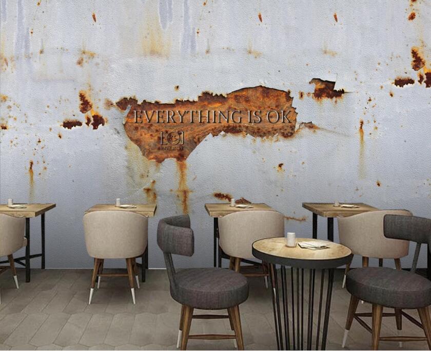3D Metal Rust 532 Wall Murals