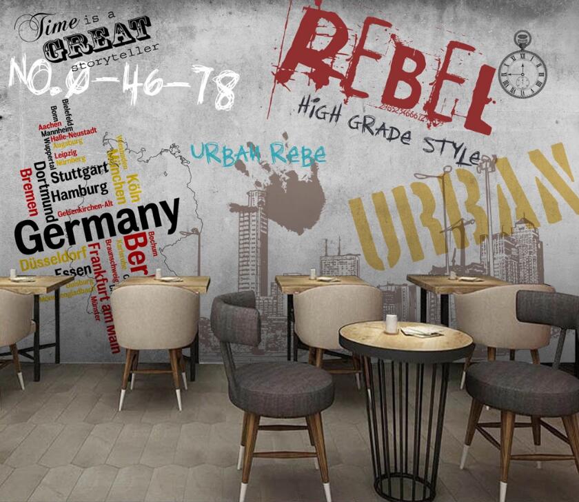 3D Alphabet Graffiti 528 Wall Murals