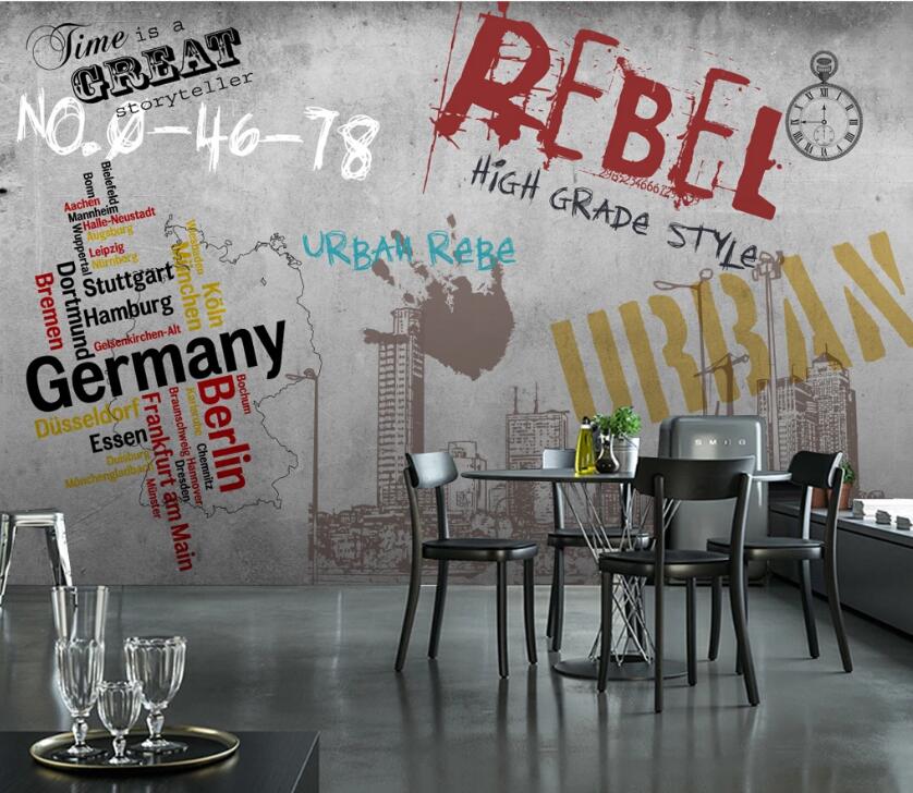 3D Alphabet Graffiti 528 Wall Murals