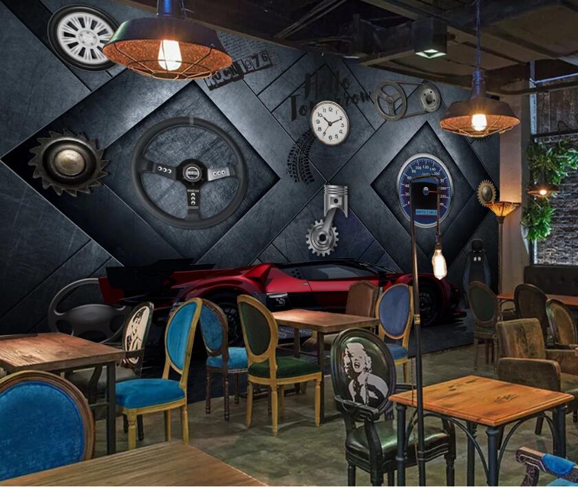 3D Gray Technology 525 Wall Murals