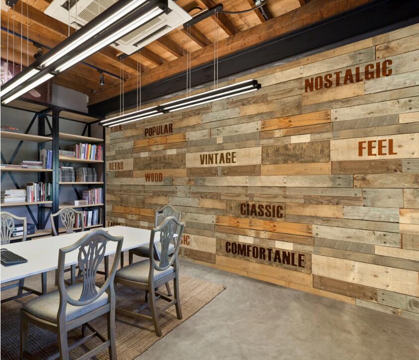 3D Wood Grain Letters 522 Wall Murals