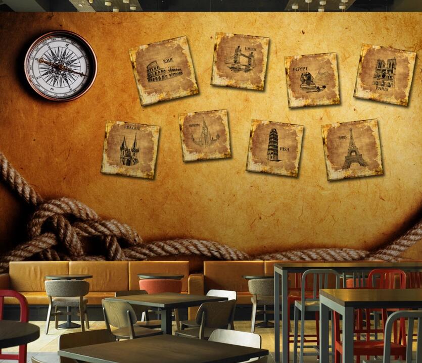 3D Famous Building 519 Wall Murals