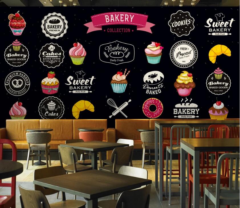 3D Dessert Stickers 512 Wall Murals
