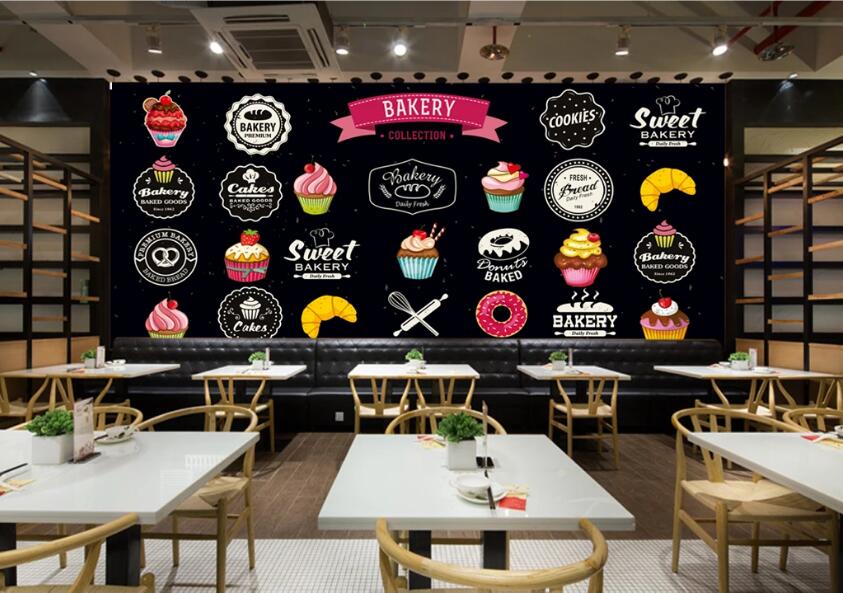3D Dessert Stickers 512 Wall Murals