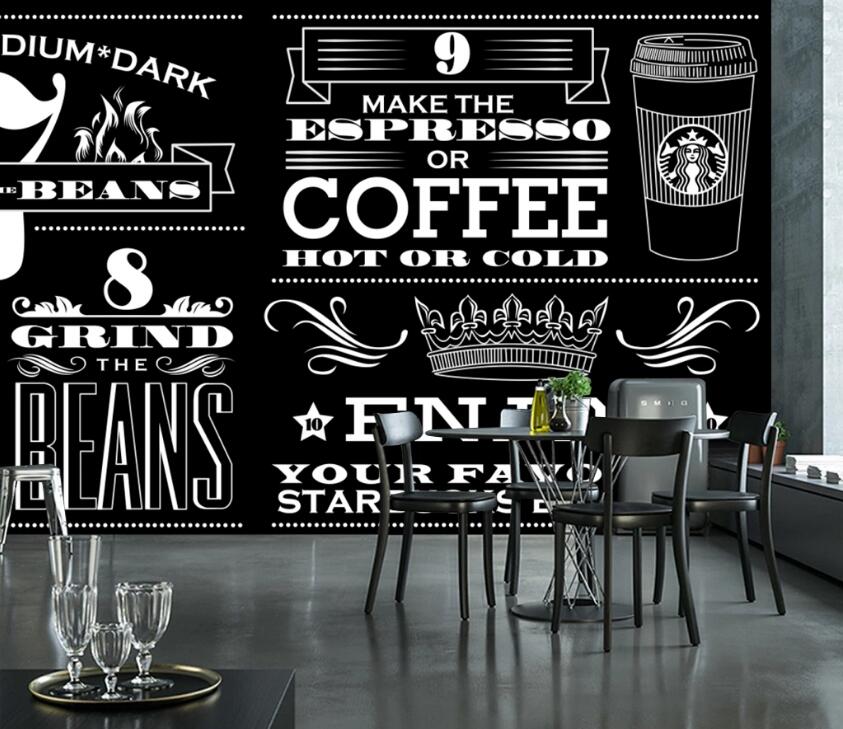 3D Coffee Decoration 508 Wall Murals