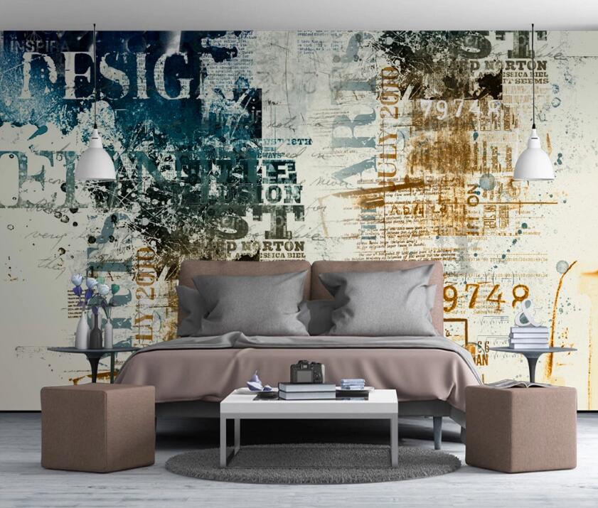 3D Retro Poster 493 Wall Murals