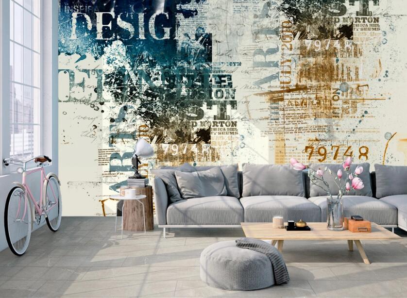 3D Retro Poster 493 Wall Murals