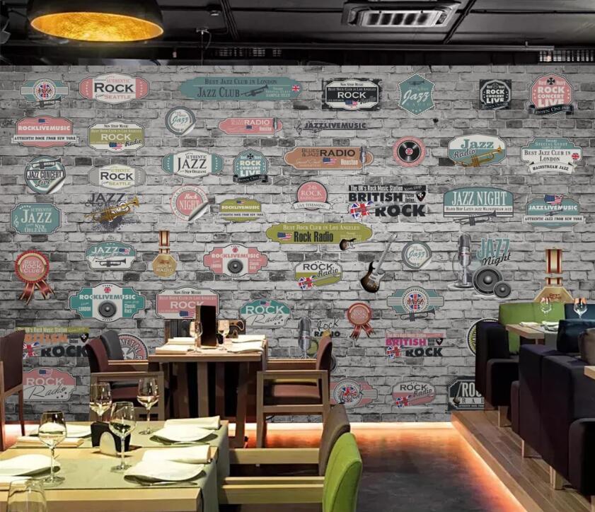 3D Gray Brick Stickers 491 Wall Murals