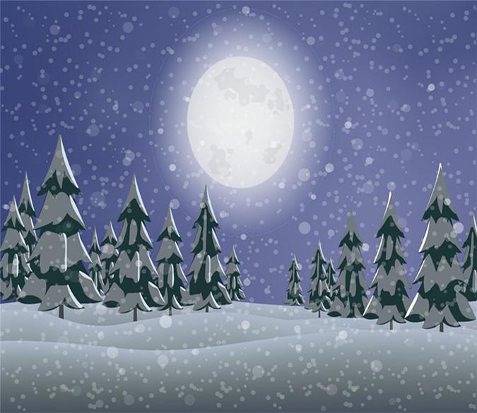3D Christmas Bright Moon 78 Wallpaper AJ Wallpaper 