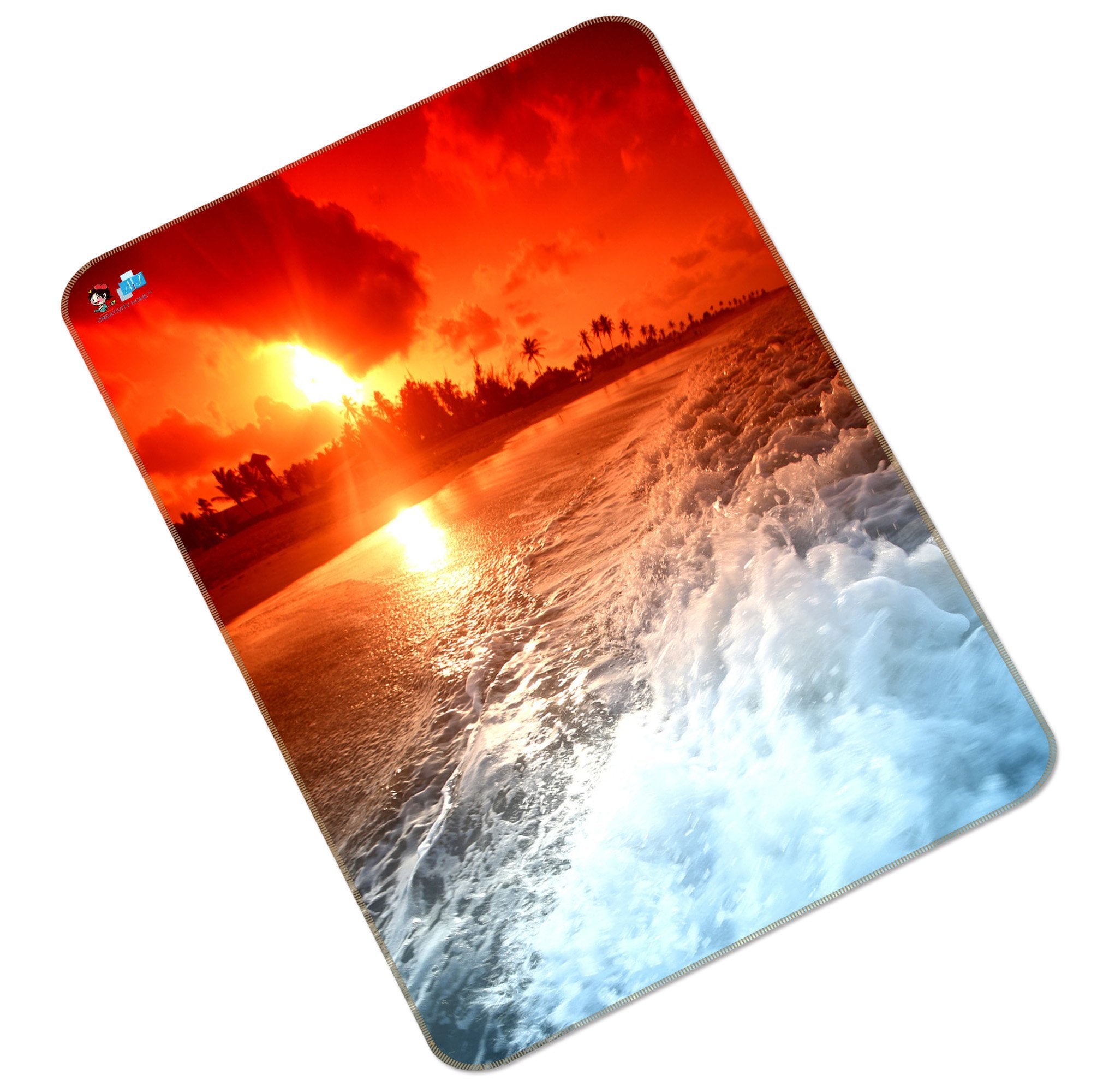 3D Bright Sea Sunset 173 Non Slip Rug Mat Mat AJ Creativity Home 