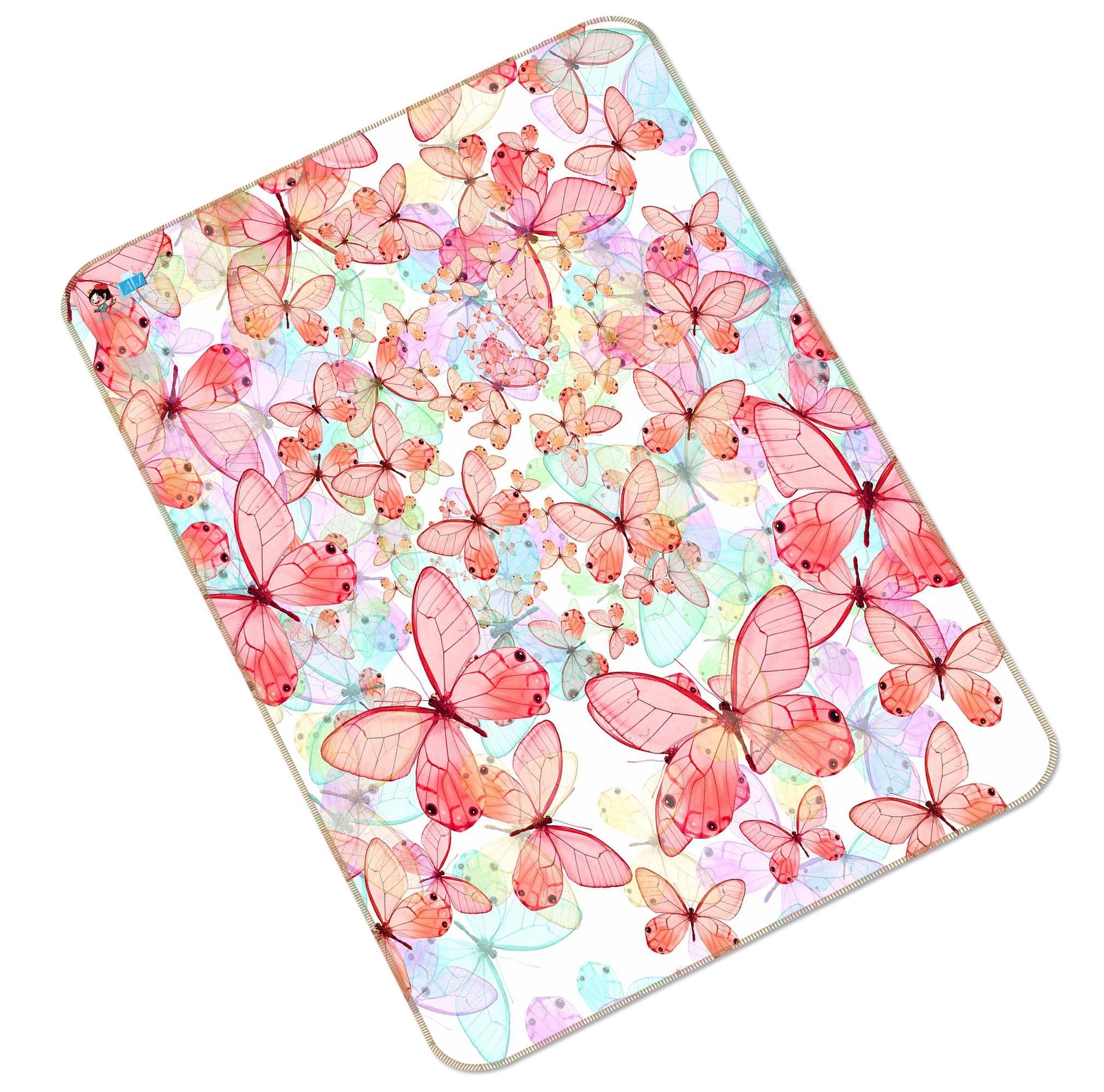 3D Pretty Butterflies 222 Non Slip Rug Mat Mat AJ Creativity Home 