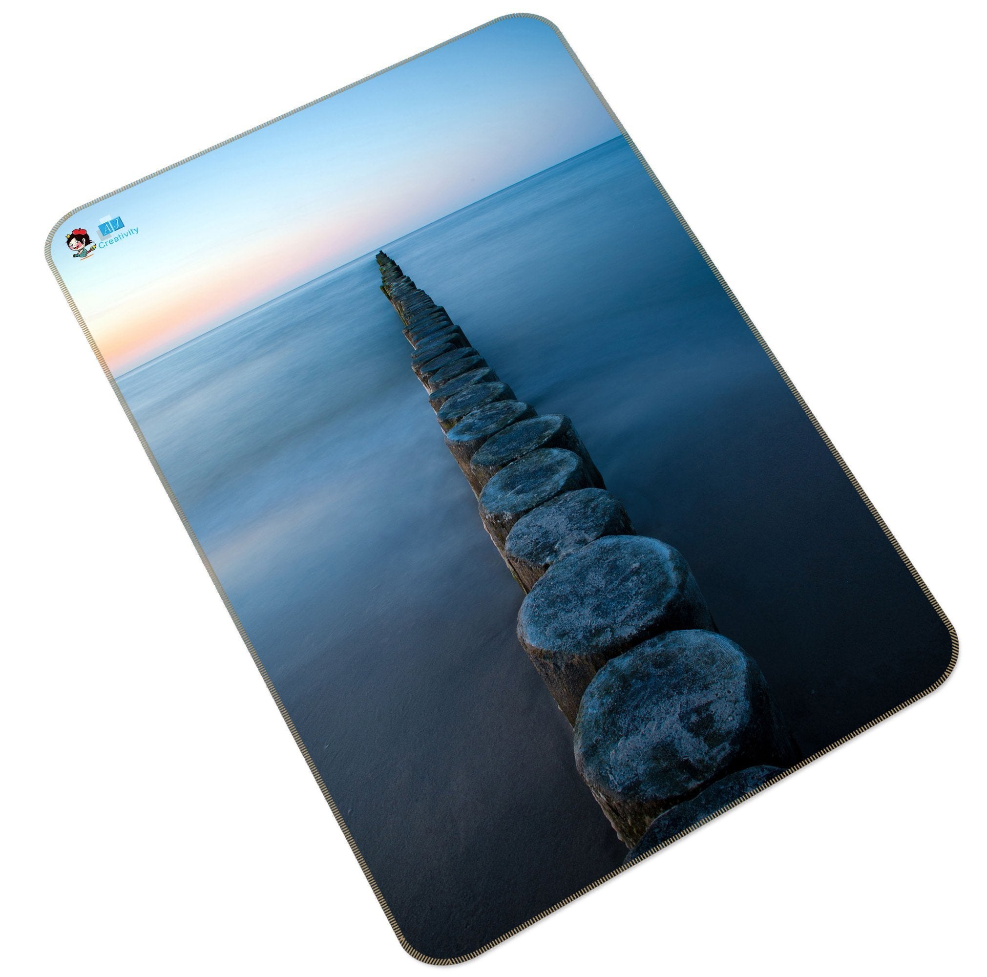 3D Sea Wood Road 182 Non Slip Rug Mat Mat AJ Creativity Home 