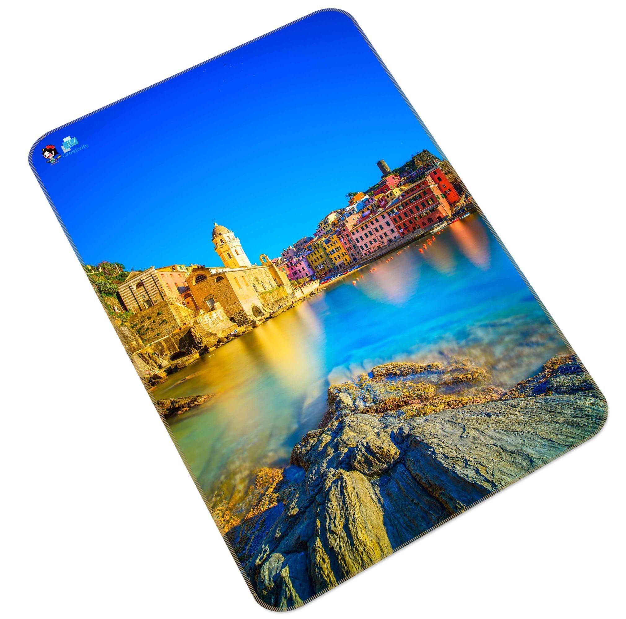 3D Pretty Seaside Town 212 Non Slip Rug Mat Mat AJ Creativity Home 