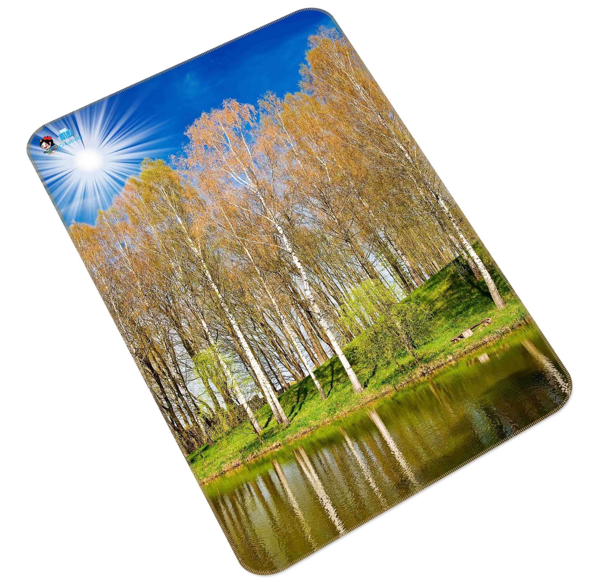 3D Lakeside Forest 189 Non Slip Rug Mat Mat AJ Creativity Home 