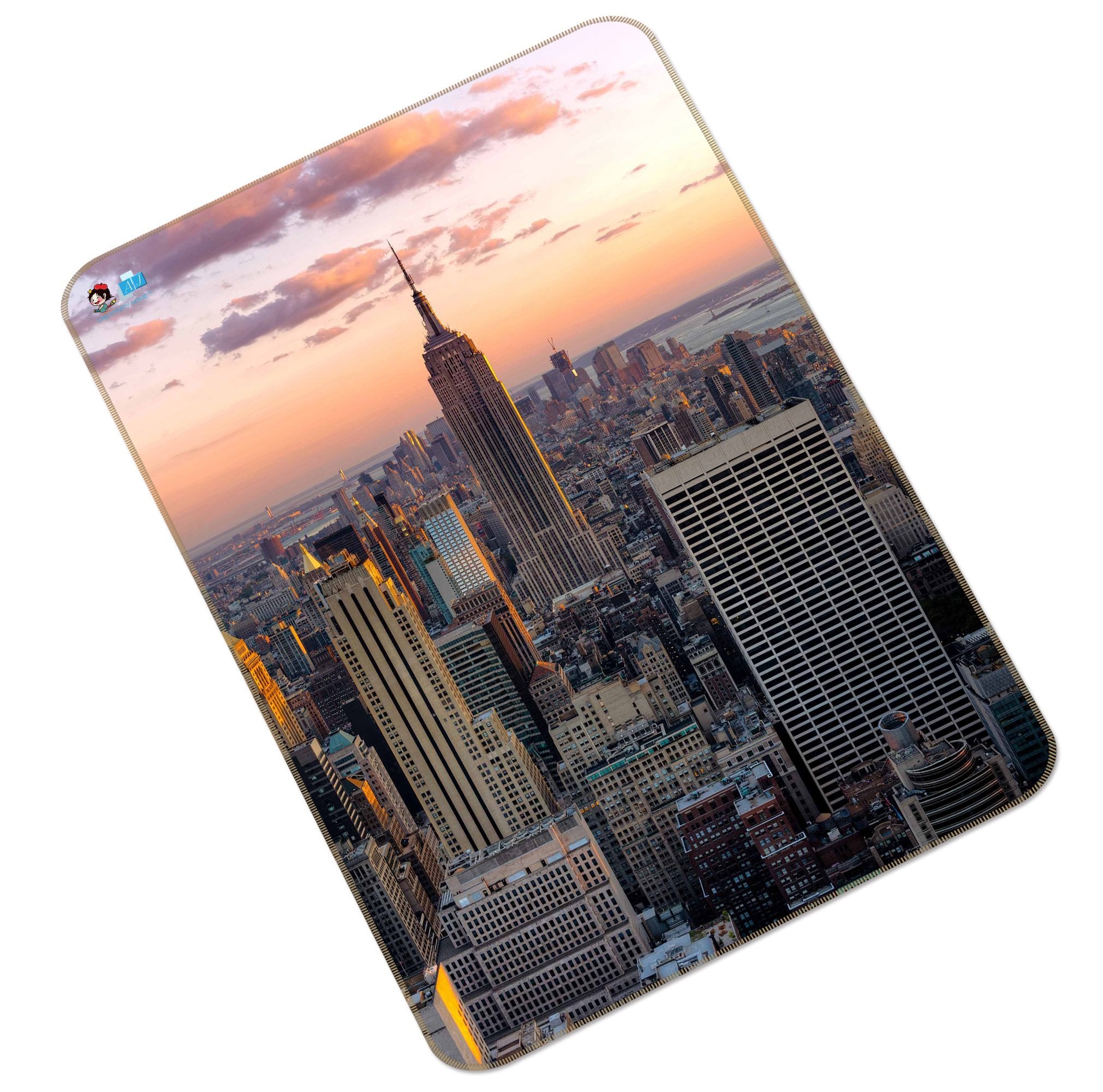3D New York Sunset 201 Non Slip Rug Mat Mat AJ Creativity Home 