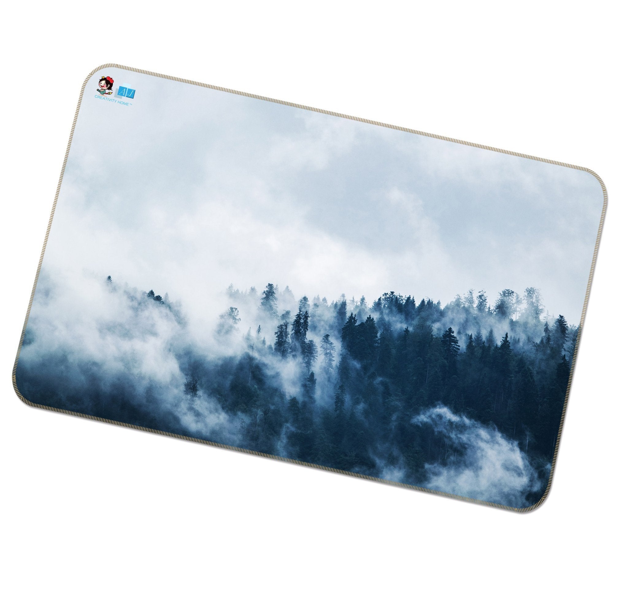 3D White Fog 052 Non Slip Rug Mat Mat AJ Creativity Home 