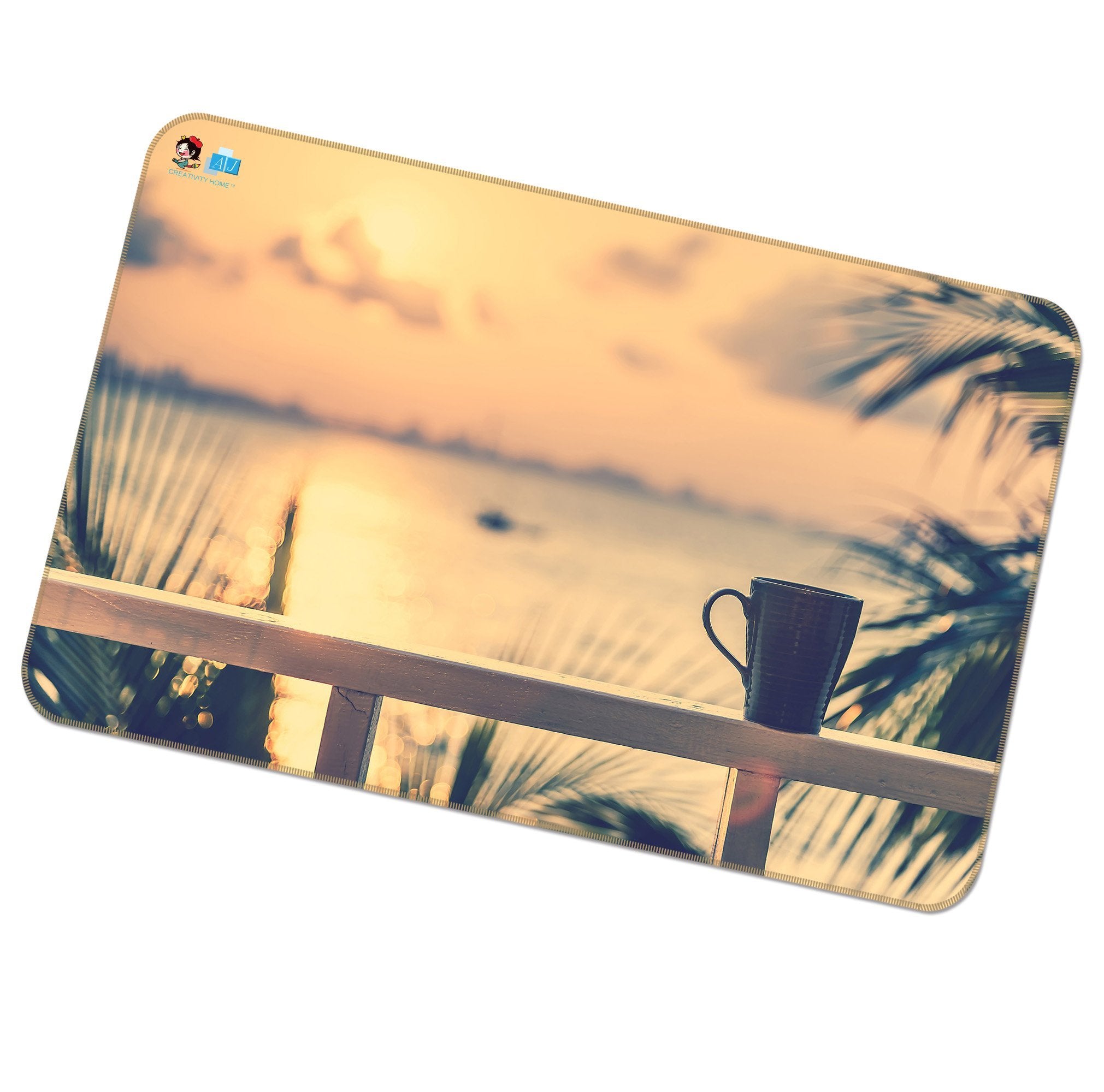 3D Dusk Cup 185 Non Slip Rug Mat Mat AJ Creativity Home 